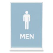 Picture of deflecto® Classic Image Stand-Up Double-Sided Sign Holder, Plastic, 5 x 7 Insert, Clear