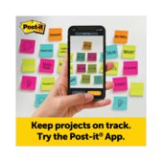 Picture of Post-it® Easel Pads Self Stick Easel Pads, Ruled, 25 x 30, Yellow, 2 30 Sheet Pads/Carton