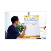 Picture of Post-it® Easel Pads Self Stick Tabletop Easel Unruled Pad, 20 x 23, White, 20 Sheets