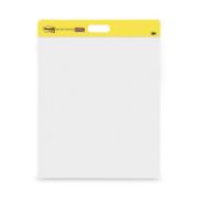 Picture of Post-it® Easel Pads Self Stick Wall Easel Unruled Pad, 20 x 23, White, 20 Sheets, 4 Pads/Carton