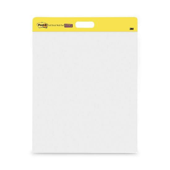 Picture of Post-it® Easel Pads Self Stick Wall Easel Unruled Pad, 20 x 23, White, 20 Sheets, 4 Pads/Carton