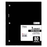Picture of Mead® Wireless Neatbook Notebook, Wide Rule, 10 1/2 x 8, White, 80 Sheets