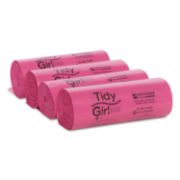 Picture of Tidy Girl™ Tidy Girl Feminine Hygiene Sanitary Disposal Bags, 150/Roll, 4 Rolls/Carton