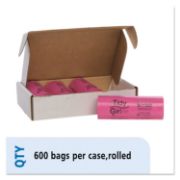 Picture of Tidy Girl™ Tidy Girl Feminine Hygiene Sanitary Disposal Bags, 150/Roll, 4 Rolls/Carton
