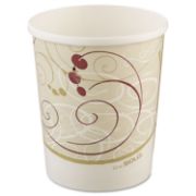 Picture of SOLO® Cup Company Flexstyle Double Poly Paper Containers, 32oz, Symphony Design, 500/Carton