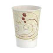 Picture of SOLO® Cup Company Jazz Waxed Paper Cold Cups, 9oz, Tide Design, 100/Pack, 20 Packs/Carton