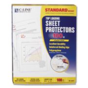 Picture of Top Loading Sheet Protectors 8.5"X11" 100/Pkg Clear