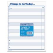 Picture of TOPS™ "Things To Do Today" Daily Agenda Pad, 8 1/2 x 11, 100 Forms