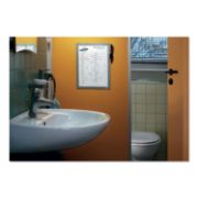 Picture of Durable® DURAFRAME Note Sign Holder, 8 1/2" x 11", Silver Frame