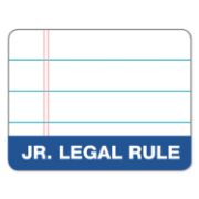 Picture of TOPS™ Docket Ruled Perforated Pads, 5 x 8, Narrow, White, 50 Sheets, 6/Pack