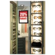 Picture of Durable® DURAFRAME Sign Holder, 5 1/2 x 8 1/2, Black Frame, 2/Pack