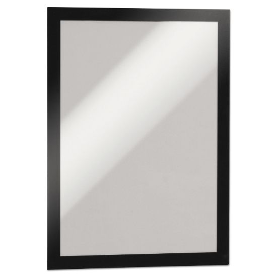 Picture of Durable® DURAFRAME Sign Holder, 9 1/2 x 12 3/10, Black Frame, 2 per Pack