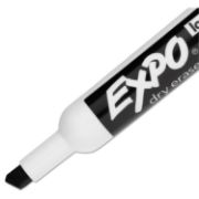 Picture of EXPO® Low Odor Dry Erase Marker, Chisel Tip, Black, 36/Box