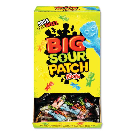 Picture of Sour Patch® Fruit Flavored Candy, Grab-and-Go, 240-Pieces/Box