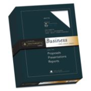 Picture of Southworth® 100% Cotton Business Paper, 20lb, 95 Bright, 8 1/2 x 11, 500 Sheets