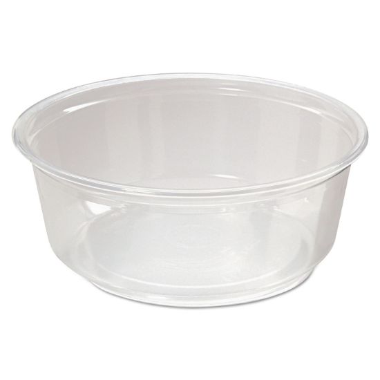 Picture of Fabri-Kal® Microwavable Deli Containers, 8oz, Clear, 500/Carton