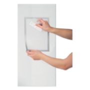 Picture of Durable® DURAFRAME® SUN Sign Holder, 9 1/2 x 12, Silver Frame, 2/Pack