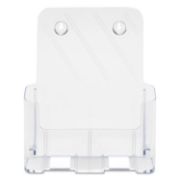 Picture of deflecto® DocuHolder for Countertop or Wall Mount Use, 9 1/4w x 3 3/4d x 10 3/4, Clear