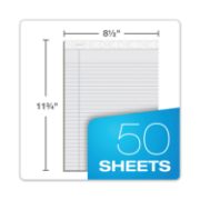 Picture of TOPS™ Prism Plus Colored Legal Pads, 8 1/2 x 11 3/4, Gray, 50 Sheets, Dozen