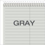 Picture of TOPS™ Prism Steno Books, Gregg, 6 x 9, Gray, 80 Sheets, 4 Pads/Pack