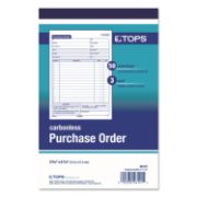 Picture of TOPS™ Purchase Order Book, 5 9/16 x 8 7/16, Three-Part Carbonless, 50 Sets/Book