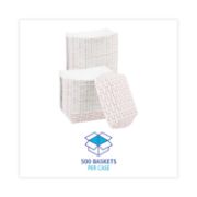 Picture of Paper Food Baskets, 16oz Capacity, Red/White, 1000/Carton