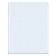 Picture of TOPS™ Quadrille Pads, 8 Squares/Inch, 8 1/2 x 11, White, 50 Sheets