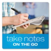 Picture of TOPS™ Second Nature Spiral Reporter/Steno Book, Gregg, 4 x 8, White, 70 Sheets