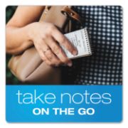 Picture of TOPS™ Second Nature Subject Wirebound Notebook, Narrow, 3 x 5, White, 50 Sheets