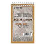 Picture of TOPS™ Second Nature Subject Wirebound Notebook, Narrow, 3 x 5, White, 50 Sheets