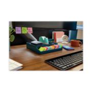 Picture of Post-it® Notes Mini Cubes, 2 x 2, Canary Yellow/Green Wave, 400-Sheet, 3/Pack