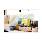Picture of Post-it® Notes Original Lined Notes, 4 x 4, Canary Yellow, 300-Sheet