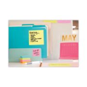 Picture of Post-it® Notes Original Lined Notes, 4 x 4, Canary Yellow, 300-Sheet