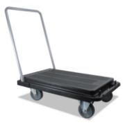 Picture of deflecto® Heavy-Duty Platform Cart, 500lb Capacity, 21w x 32 1/2d x 37 1/2h, Black