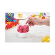 Picture of SOLO® Cup Company Guildware Heavyweight Plastic Cutlery, Teaspoons, Clear, 1000/Carton