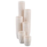 Picture of SOLO® Cup Company Paper Portion Cups, 2oz, White, 250/Bag, 20 Bags/Carton