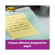 Picture of Post-it® Notes Original Pads in Canary Yellow, Lined, 4 x 6, 100-Sheet, 5/Pack