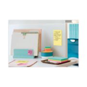 Picture of Post-it® Notes Original Pads in Canary Yellow, Lined, 4 x 6, 100-Sheet, 5/Pack