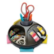 Picture of 3M™ Rotary Self-Stick Notes Dispenser, Plastic, Rotary, 10" diameter x 6h, Black