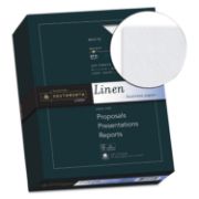 Picture of Southworth® 25% Cotton Linen Business Paper, 24lb, 91 Bright, 8 1/2 x 11, 500 Sheets