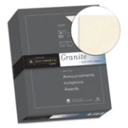 Picture of Southworth® Granite Specialty Paper, Ivory, 24lb, 8 1/2 x 11, 25% Cotton, 500 Sheets