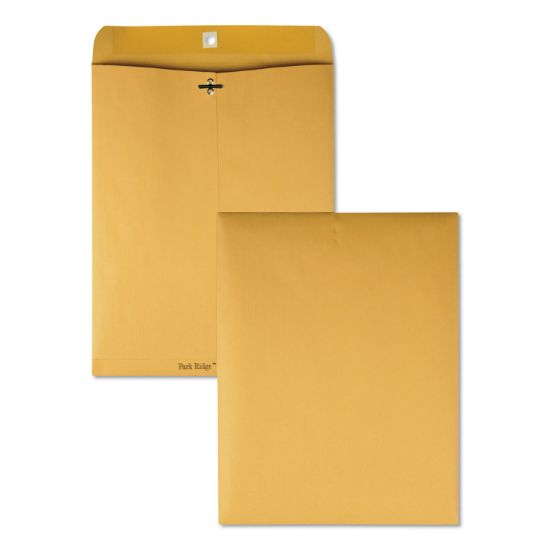 Picture of Quality Park™ Park Ridge Kraft Clasp Envelope, 10 x 13, Brown Kraft, 100/Box