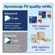 Picture of Tork® Xpressnap Fit® Napkin Dispenser, Countertop, 4.8 x 12.8 x 5.6, Black