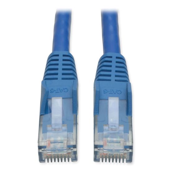 Picture of Tripp Lite CAT6 Snagless Molded Patch Cable, 10 ft, Blue