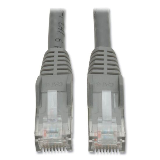 Picture of Tripp Lite CAT6 Snagless Molded Patch Cable, 50 ft, Gray