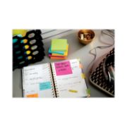 Picture of Post-it® Notes Original Pads in Jaipur Colors, 1 1/2 x 2, 100-Sheet, 12/Pack