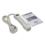 Picture of Tripp Lite SUPER7 Surge Suppressor, 7 Outlets, 7 ft Cord, 2160 Joules, Light Gray