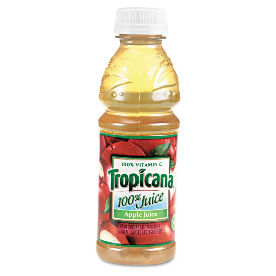 Picture of Tropicana® 100% Juice, Apple, 10oz Bottle, 24/Carton