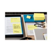 Picture of Post-it® Notes Original Pads in Marseille Colors, Lined, 4 x 6, 100-Sheet, 5/Pack