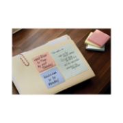 Picture of Post-it® Notes Original Pads in Marseille Colors, Lined, 4 x 6, 100-Sheet, 5/Pack